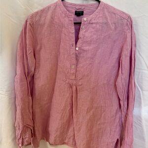 J. Crew Casual Pink Button Down Shirt